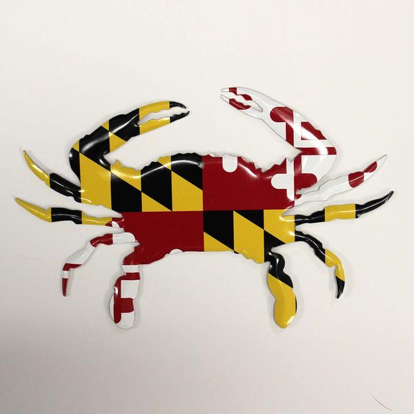 Maryland Flag Crab Aluminum Indoor / Outdoor Sign Available in 3 sizes ...